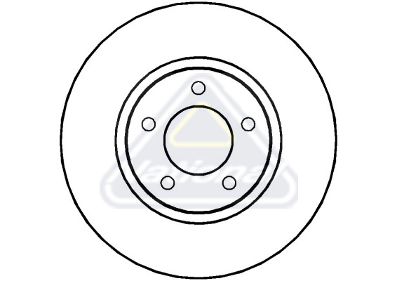 Brzdový kotúč National Auto Parts