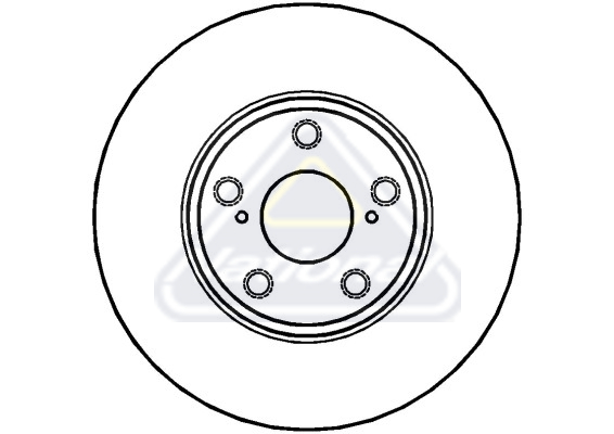 Brzdový kotúč National Auto Parts