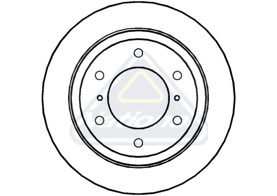 Brzdový kotúč National Auto Parts