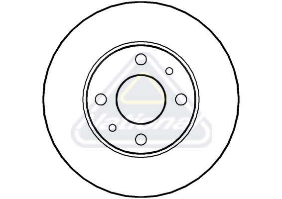 Brzdový kotúč National Auto Parts