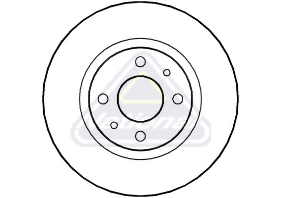 Brzdový kotúč National Auto Parts