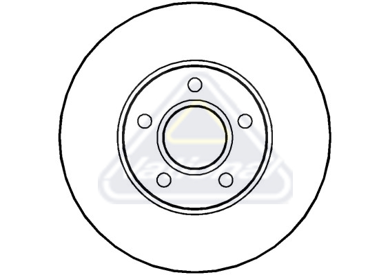 Brzdový kotúč National Auto Parts