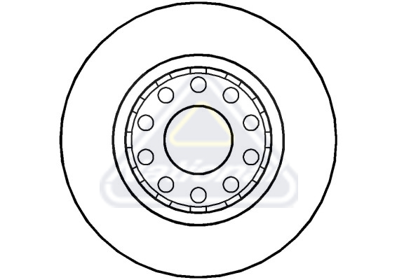 Brzdový kotúč National Auto Parts
