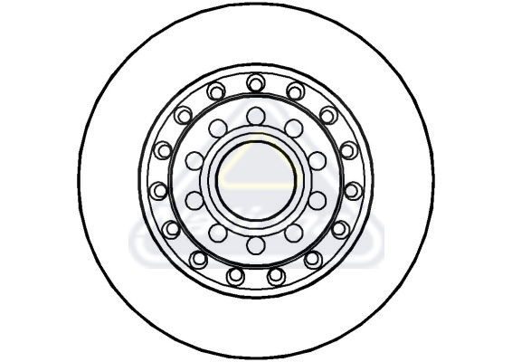 Brzdový kotúč National Auto Parts