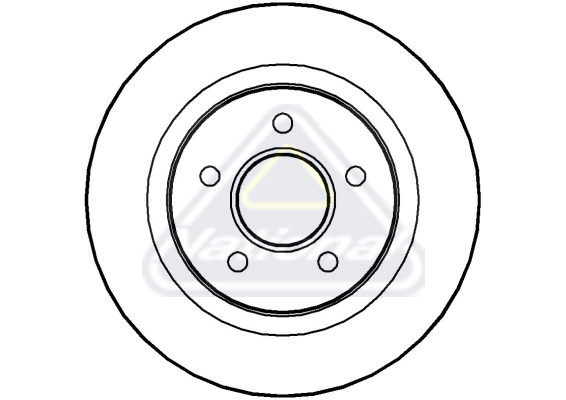 Brzdový kotúč National Auto Parts