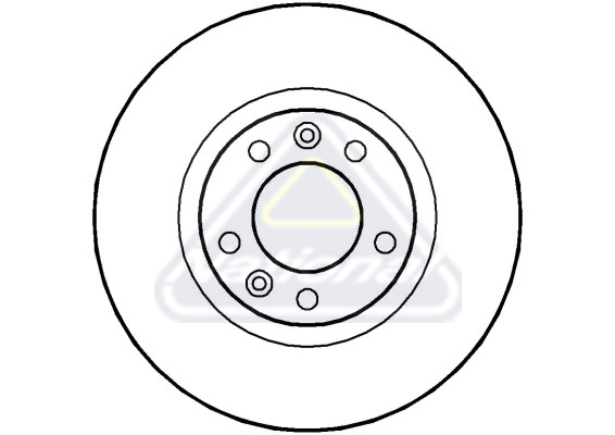 Brzdový kotúč National Auto Parts