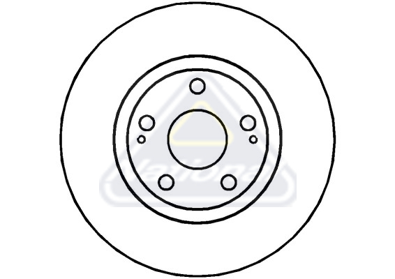 Brzdový kotúč National Auto Parts