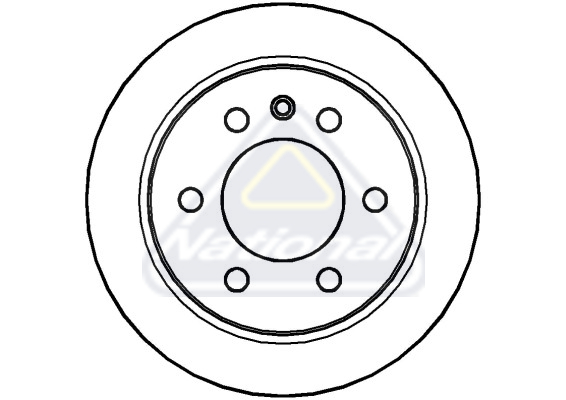 Brzdový kotúč National Auto Parts