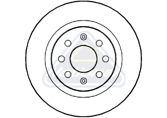 Brzdový kotúč National Auto Parts