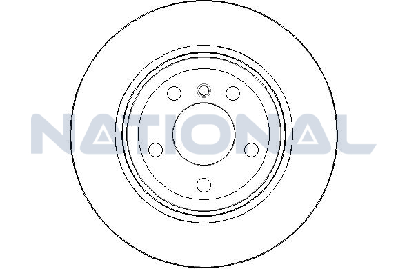 Brzdový kotúč National Auto Parts