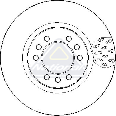 Brzdový kotúč National Auto Parts