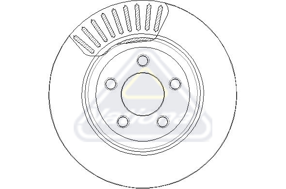 Brzdový kotúč National Auto Parts