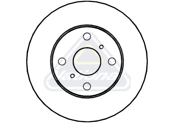 Brzdový kotúč National Auto Parts