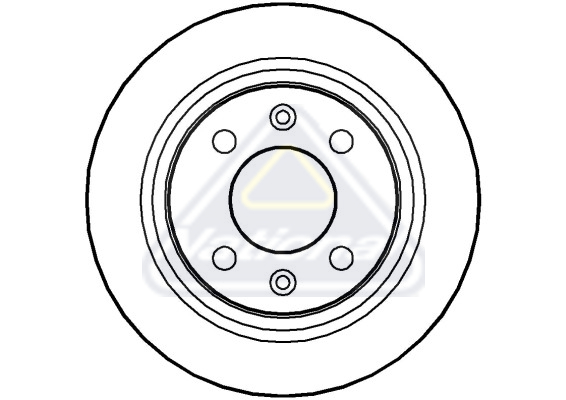 Brzdový kotúč National Auto Parts