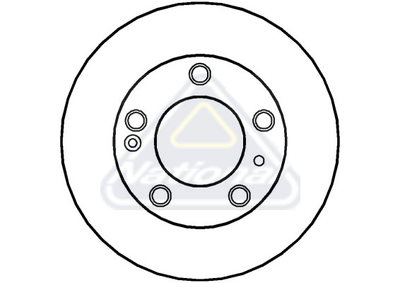 Brzdový kotúč National Auto Parts