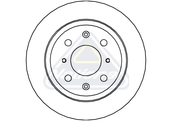 Brzdový kotúč National Auto Parts
