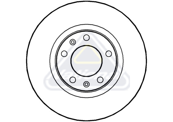 Brzdový kotúč National Auto Parts