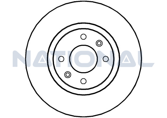 Brzdový kotúč National Auto Parts