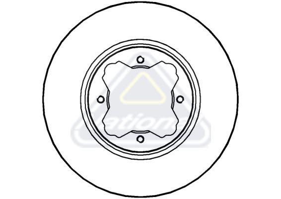 Brzdový kotúč National Auto Parts