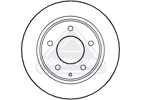Brzdový kotúč National Auto Parts