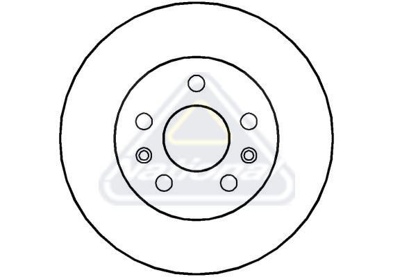 Brzdový kotúč National Auto Parts