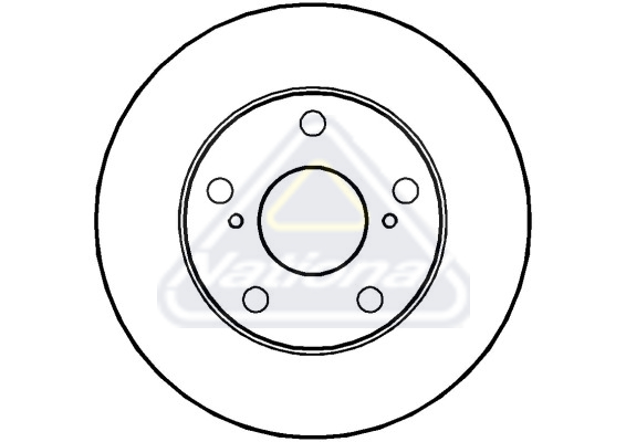 Brzdový kotúč National Auto Parts