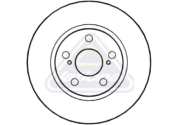Brzdový kotúč National Auto Parts