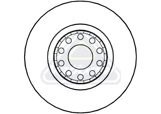 Brzdový kotúč National Auto Parts