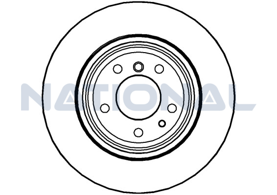 Brzdový kotúč National Auto Parts