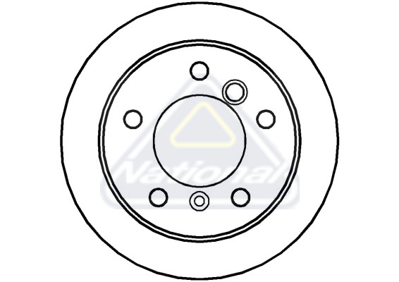 Brzdový kotúč National Auto Parts