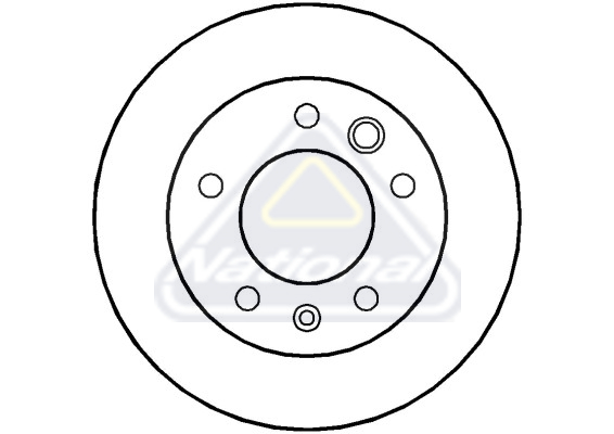 Brzdový kotúč National Auto Parts