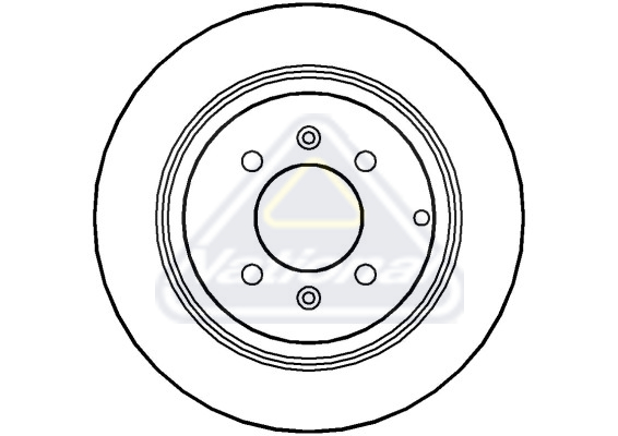 Brzdový kotúč National Auto Parts