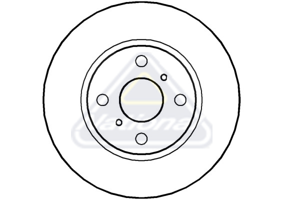 Brzdový kotúč National Auto Parts