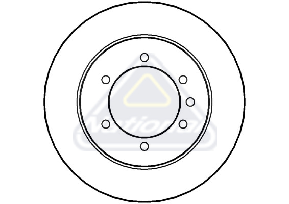 Brzdový kotúč National Auto Parts