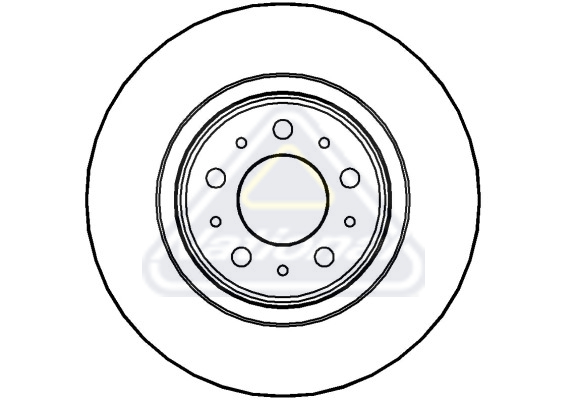 Brzdový kotúč National Auto Parts