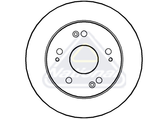 Brzdový kotúč National Auto Parts