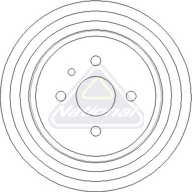 Brzdový bubon National Auto Parts