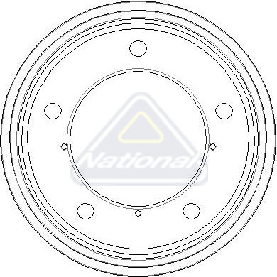 Brzdový bubon National Auto Parts
