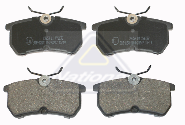 Sada brzdových platničiek kotúčovej brzdy National Auto Parts