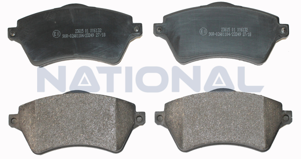 Sada brzdových platničiek kotúčovej brzdy National Auto Parts
