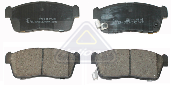 Sada brzdových platničiek kotúčovej brzdy National Auto Parts