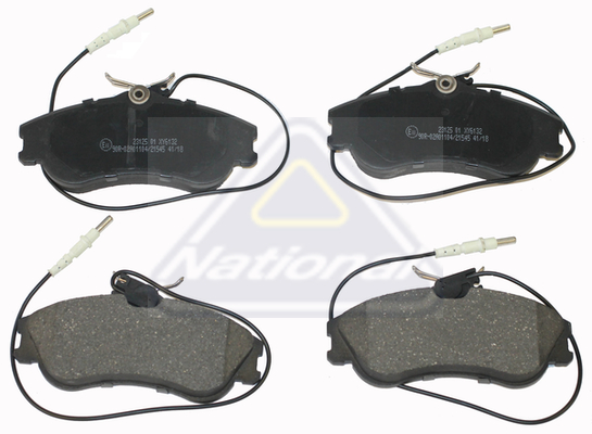 Sada brzdových platničiek kotúčovej brzdy National Auto Parts
