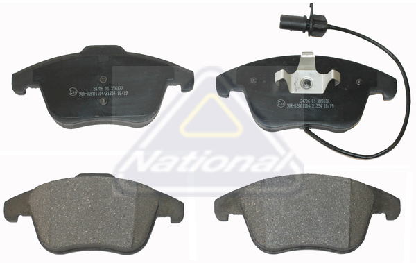 Sada brzdových platničiek kotúčovej brzdy National Auto Parts