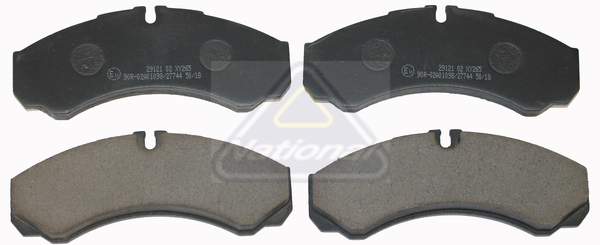 Sada brzdových platničiek kotúčovej brzdy National Auto Parts