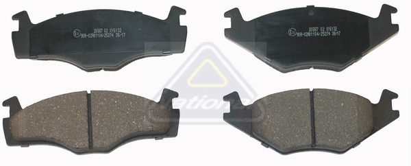 Sada brzdových platničiek kotúčovej brzdy National Auto Parts