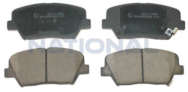 Sada brzdových platničiek kotúčovej brzdy National Auto Parts