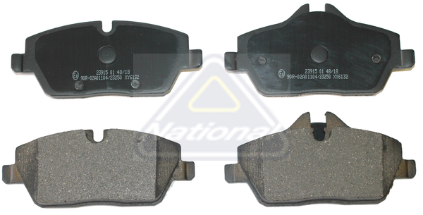 Sada brzdových platničiek kotúčovej brzdy National Auto Parts