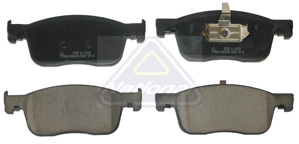 Sada brzdových platničiek kotúčovej brzdy National Auto Parts