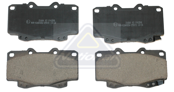 Sada brzdových platničiek kotúčovej brzdy National Auto Parts