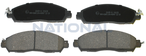 Sada brzdových platničiek kotúčovej brzdy National Auto Parts